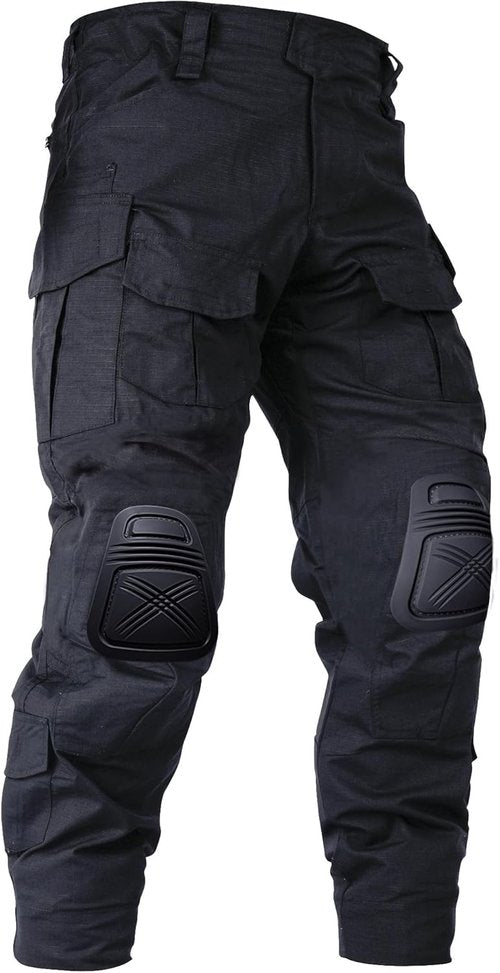 G3 Tactical Pants by [Brand Name] - Waterproof Camo Cargo Pants with Knee Pads for Airsoft & Paintball