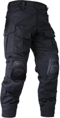 G3 Tactical Pants by [Brand Name] - Waterproof Camo Cargo Pants with Knee Pads for Airsoft & Paintball