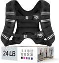 Zeerun Weighted Vest - Comfortable & Durable Rucking Vest with Reflective Stripe | Adjustable for Walking, Running & Strength Training