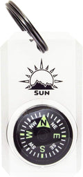 MiniComp Mini Compass - Easy-to-Read Zipperpull Design for Jackets, Parkas, or Packs
