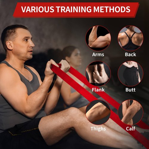 AUVIM Resistance Bands Set Pull Up Bands 3 Different Levels Fitness Exercise Bands for Men Women for Strength Training,Pilates,Yoga,Crossfit Include Door Anchor Storage Bag and Workout Guide