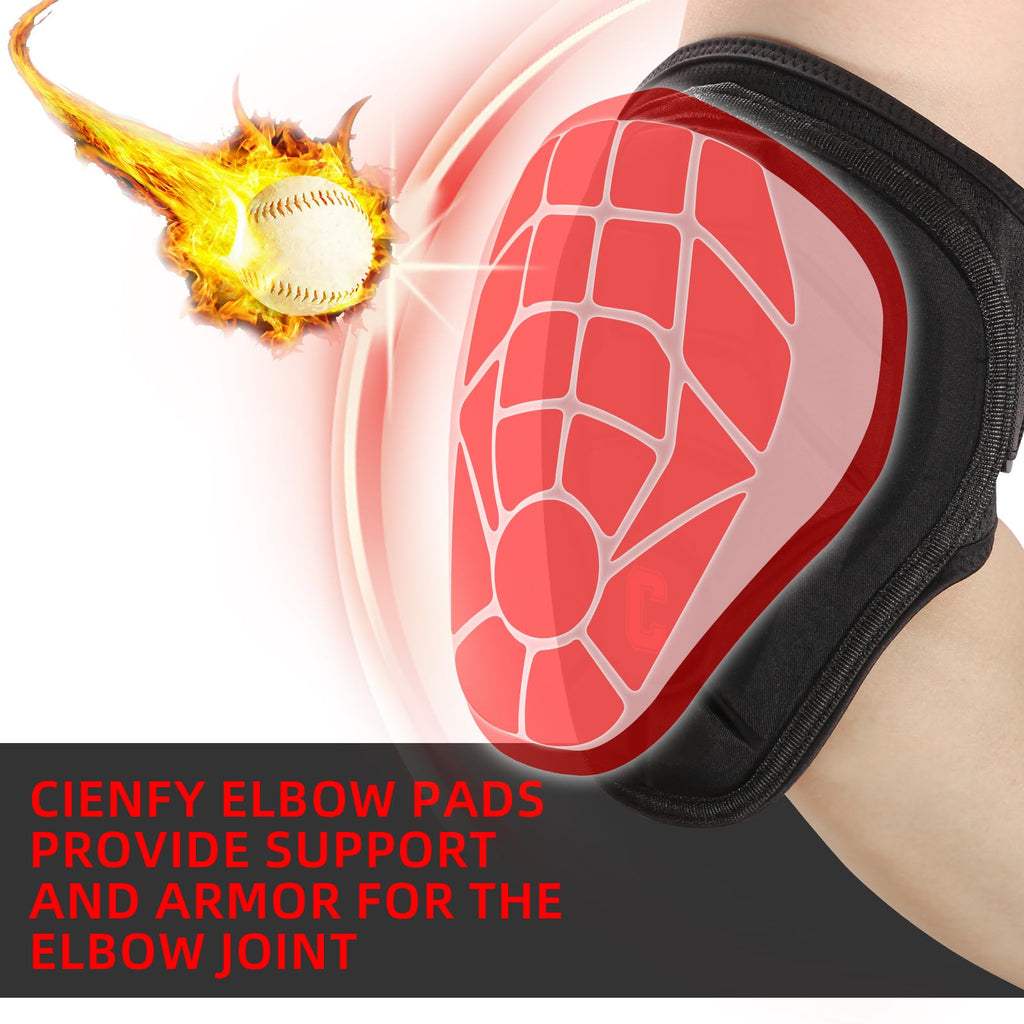 Cienfy Batter's Elbow Guard Baseball Softball Elbow Pad Forearm Guard for Youth and Adult