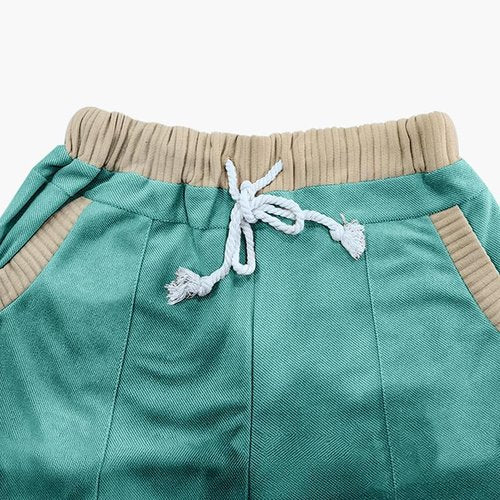 DMOYALA Men's Casual Loose Bermuda Shorts - Hip Hop Style, Elastic Waist, Pockets | Summer Comfort