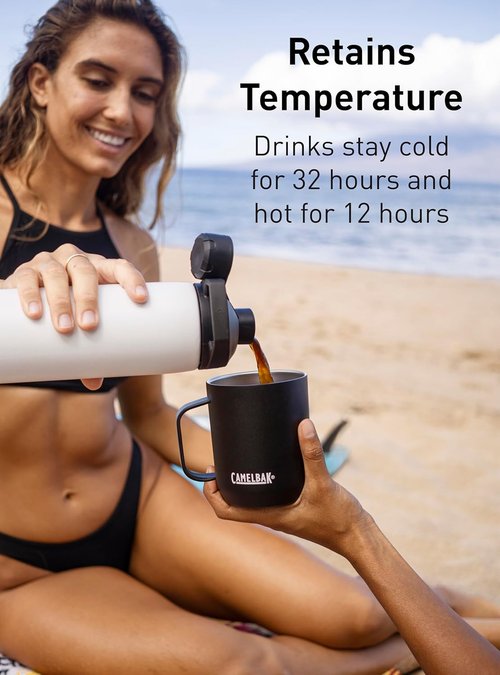 CamelBak Chute Mag Water Bottle - Vacuum Insulated Stainless Steel | 32 oz, Durable & Stylish