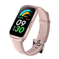 MEHRI Fitness Tracker - Smart Watch with 24/7 Heart Rate, Blood Pressure & Oxygen, Sleep & Stress Monitoring, IP68 Waterproof, Activity Tracker, Step Count, Calories, Distance & More (Pink)