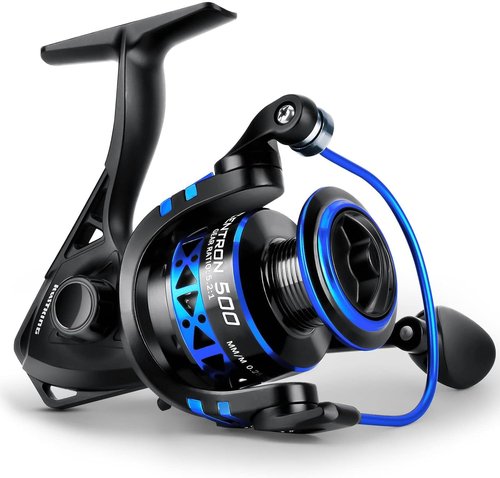 KastKing Centron Spinning Reel - Ultra Smooth Ice Fishing Gear, 500 Size, 17.5 Max Drag, 5.2:1 Ratio