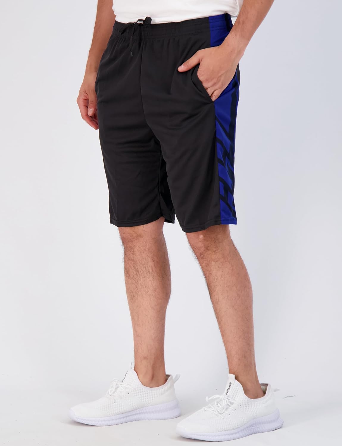 Real Essentials Men's 9" Mesh Basketball Shorts - 3 Pack | Athletic Performance Gym Shorts with Pockets (S-3X)
