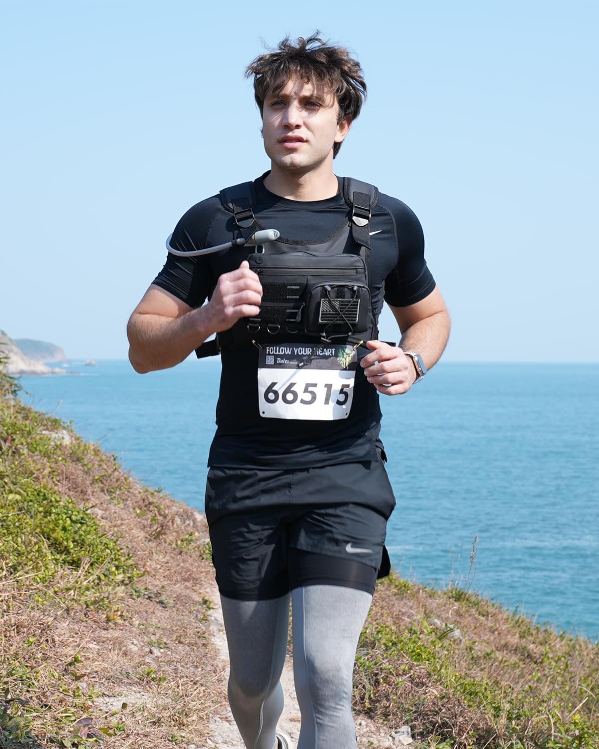 Skiennix Running Vest - Lightweight Hydration Pack with 2L Water Bladder & Reflective Gear Holder | Ideal for Marathons