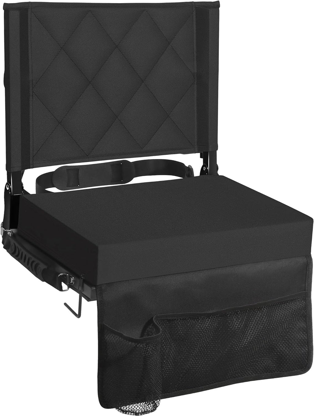 Sheenive Stadium Seats - Padded Bleacher Chairs with Back Support & Shoulder Strap | Portable Comfort