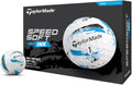 TaylorMade SpeedSoft Golf Balls - Maximum Distance & Ultra-Soft Feel | Ideal for Tee & Green Play
