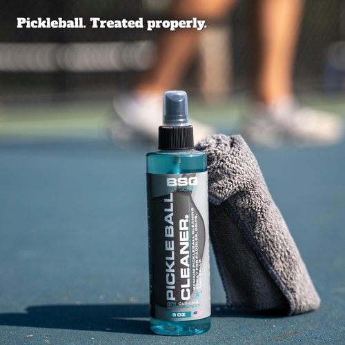 Big Shot Golf Pickleball Paddle Cleaner, Grip & Paddle Reset Spray, Erase Dirt & Grime, Increase Performance of Pickleball Paddles | 8 floz