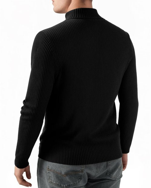 MANGOPOP Men's Mock Turtleneck Shirts Long Sleeve Shirts Pullover Ribbed Sweater Fall Fashion 2025