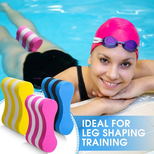 Outus 3 Pieces Swim Pull Buoy 5-Layer Leg Float Eva Pool Buoy Legs Hips Support Swim Gear Soft Swimming Pull Float Pool Training Aid for Kids Adults Beginners