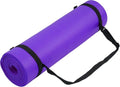 Fitvids Yoga Mat - Extra Thick 1/2-Inch High Density Anti-Tear Exercise Mat with Carrying Strap