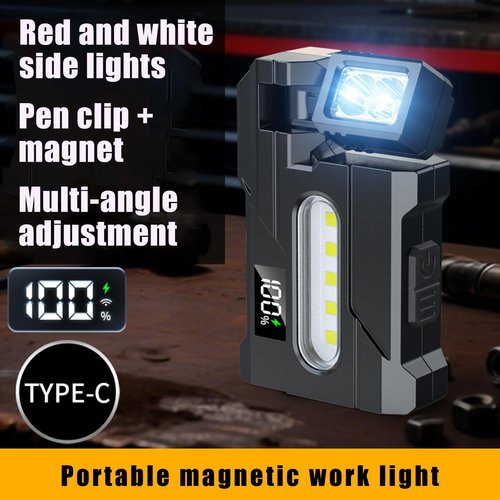 HOSYH G5 Flashlight,Ultra-Compact 800 Lumens Rechargeable EDC Flashlight, Powerful LED G5 Flash Light for Everyday Carry & Outdoor Use,1200mAh