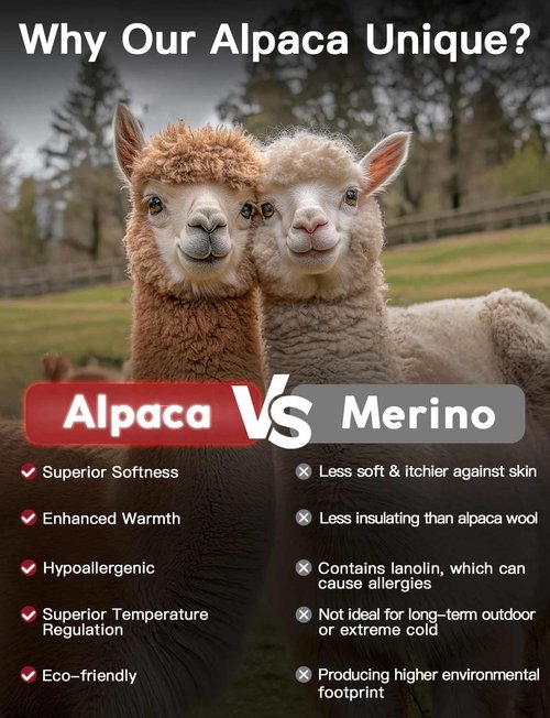 Juclise Alpaca Wool Any Season No Show Midweight Merino Outdoors Socks Men&Women Moisture Wicking Hiking Cushioned Breathable (US, Alpha, Large, Regular, Regular, Classic Black)