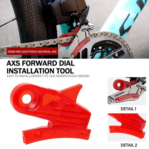 fistCycling for Sram AXS RED FORCE RIVAL Front Derailleur Setup Installing Tool 12 Speed Front transmission derailleur adjusting tool, Normal