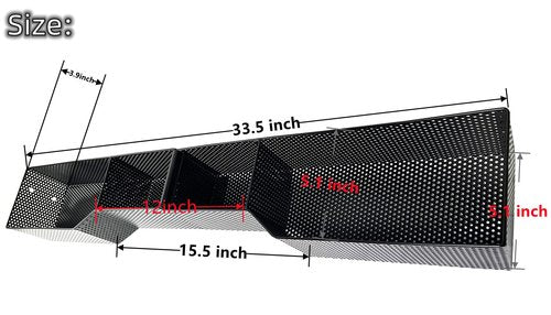 Golf Cart Front Inner Dash Storage Basket and Rack for EZGO TXT and RXV, Heavy Steel Golf Cart Mesh Basket