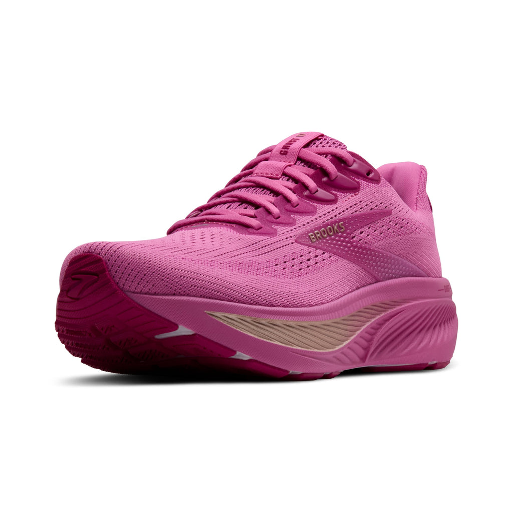 Brooks Women’s Ghost 17 Neutral Running Shoe - Pink/Fuchsia/Gold - 8.5 Medium