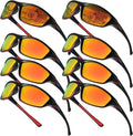 Cindeer Polarized Sunglasses - UV Protection for Men & Women | 8 Pairs for Outdoor Activities