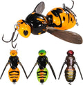 FONMANG Fishing Lures - 3-Piece Topwater Set for Bass, Walleye & Pike | 2.6in, 15g Freshwater & Saltwater