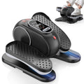 ANCHEER Elliptical Machine,Under Desk Elliptical Machine - Electric Pedal Exerciser with 12 Speed Levels, Quiet Operation, LCD Display & Remote Control - Portable Leg Exerciser for Home Office (Black)