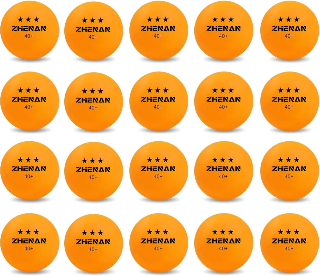 **Regine Switzerland 3-Star Ping Pong Balls - 20 Pack Multicolor for Advanced Training & Competition**