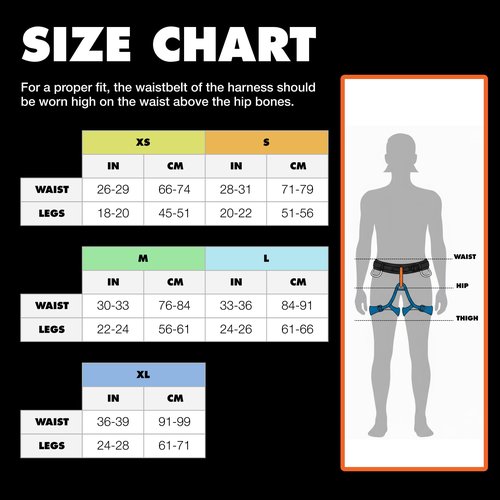 BLACK DIAMOND Women’s Momentum Rock Climbing Harness | Dual Core Construction | Adjustable Waist & Leg Loops | Lightweight Comfort | Baja Sunrise | Medium