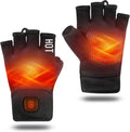 **Uncn Heated Gloves - Fingerless Touchscreen Design for Men & Women | Rechargeable 3.7V 3000mAh Battery for Cold Weather**