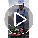 Cofiyard Orange Portable 20,000 BTU Camping Stove with 2 Burners, Folding Design & Carrying Bag