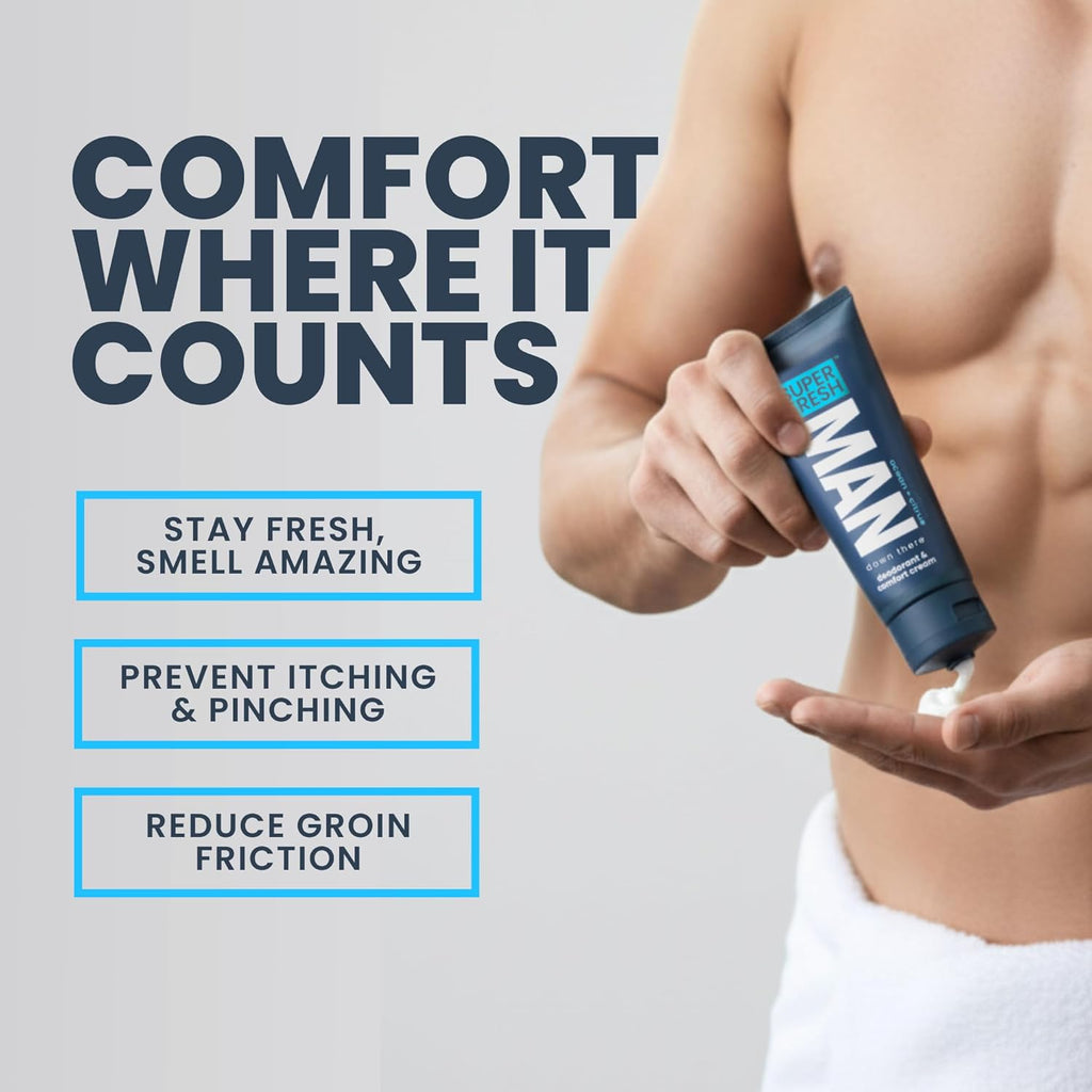 Skiennix Ball Deodorant Lotion for Men - Aluminum-Free Odor Control & Chafing Prevention | 4 oz Tube