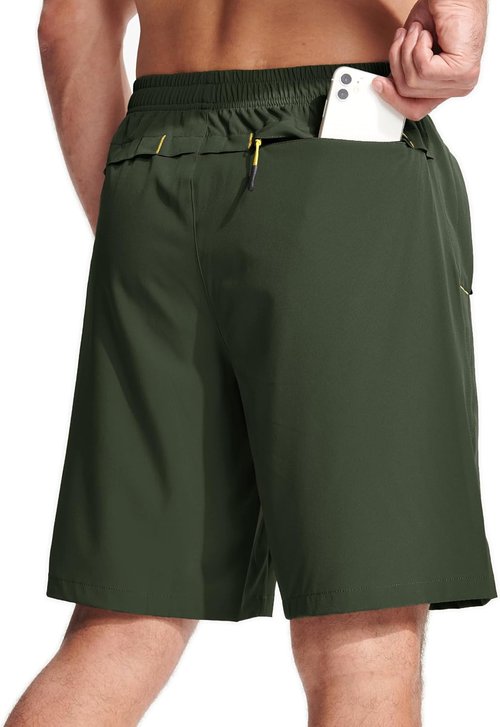 MAGCOMSEN Men's Quick-Dry Workout Shorts - Lightweight Athletic Hiking Shorts with 3 Pockets | Summer Casual Wear