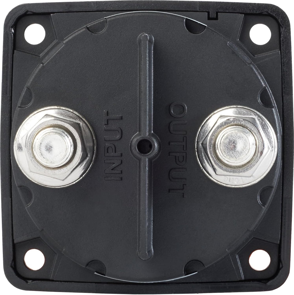 Blue Sea Systems On/Off Battery Switch - Durable Black Knob for Easy Operation | 6006200 m-Series