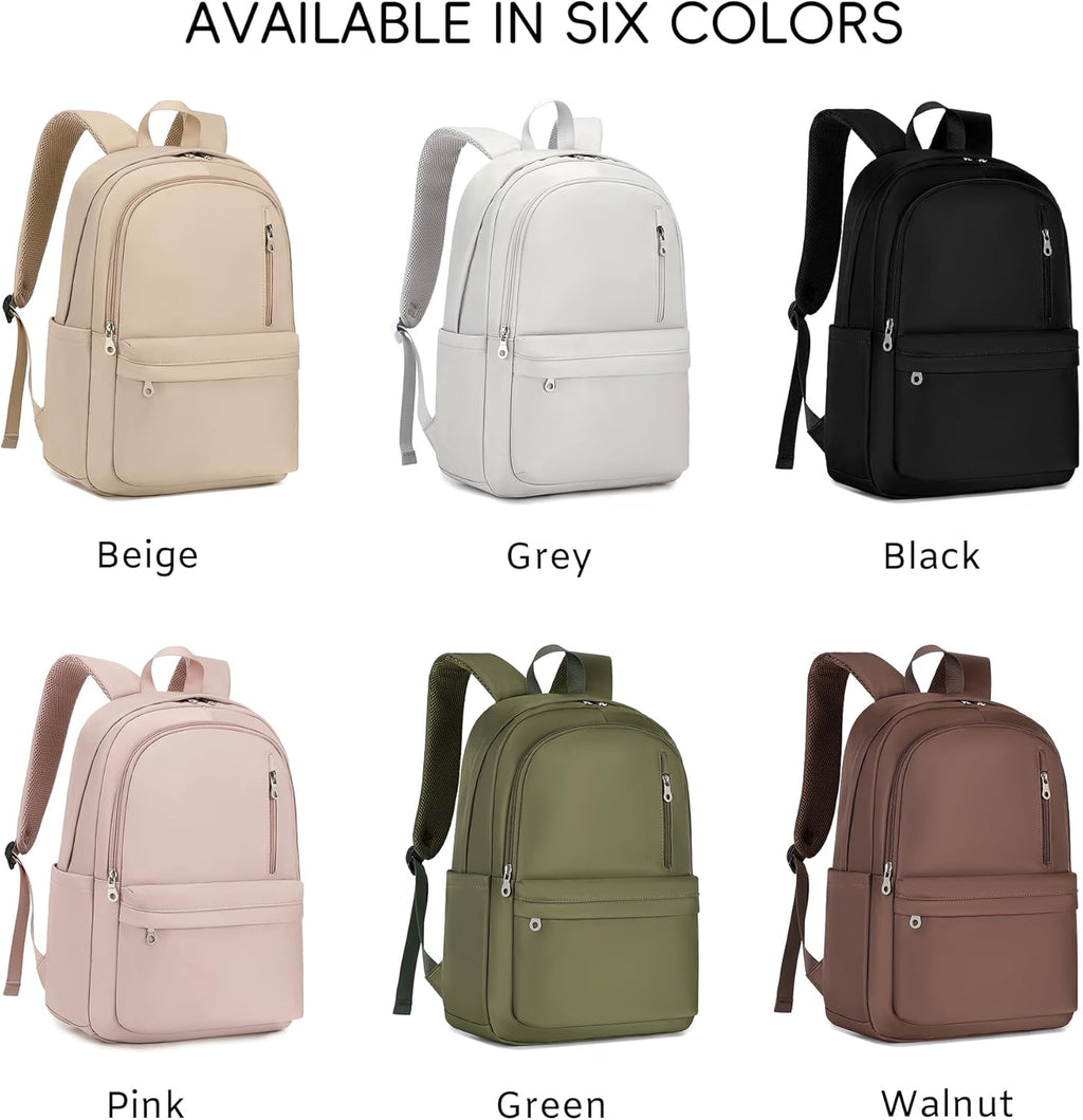 Skiennix Lightweight Nylon Backpack - Foldable Design, Large Capacity for School, Travel & Work