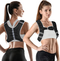 WIN4ALL Adjustable Weighted Vest for Women - 6lb to 20lb for Walking, Strength Training & Fitness | Black