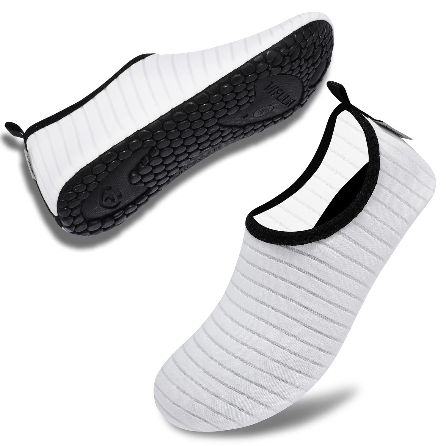 VIFUUR Water Sports Unisex Shoes White - 7.5-8.5 W US / 6-7 M US (38-39)
