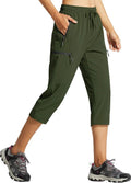 Libin Women's Capri Pants - Lightweight Quick-Dry Cargo Design with Zipper Pockets | Perfect for Hiking & Travel