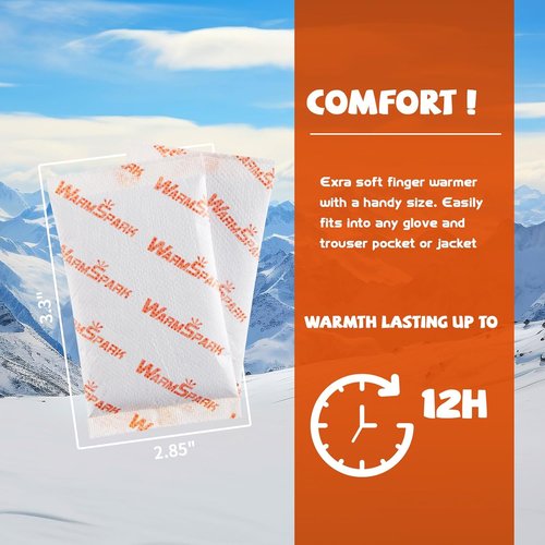 Hand Warmers Bulk - 240/280 Paris - Long-Lasting Up to 12 Hours for Warm Body, Safe Portable Hand Warmers Disposable for Hand & Foot, Heater for Camping, Fishing