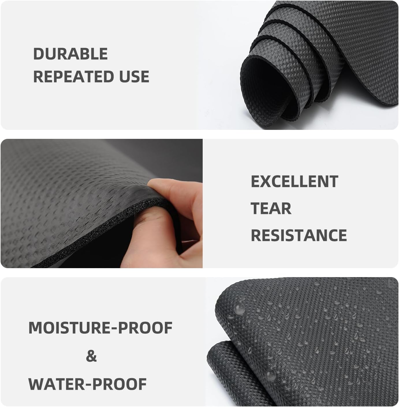 Peloton Treadmill Mat - Durable Exercise Equipment Pad for Indoor Bikes & Ellipticals | Folding Design