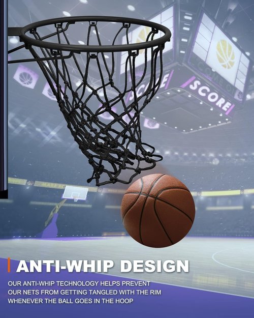 Heavy Duty Basketball Net Replacement by [Brand Name] - Professional Quality for Indoor/Outdoor Use | All-Weather Design