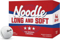 TaylorMade Noodle Golf Balls - Ultra-Soft 34 Compression Core for Enhanced Feel & Spin | Patented Dimple Design