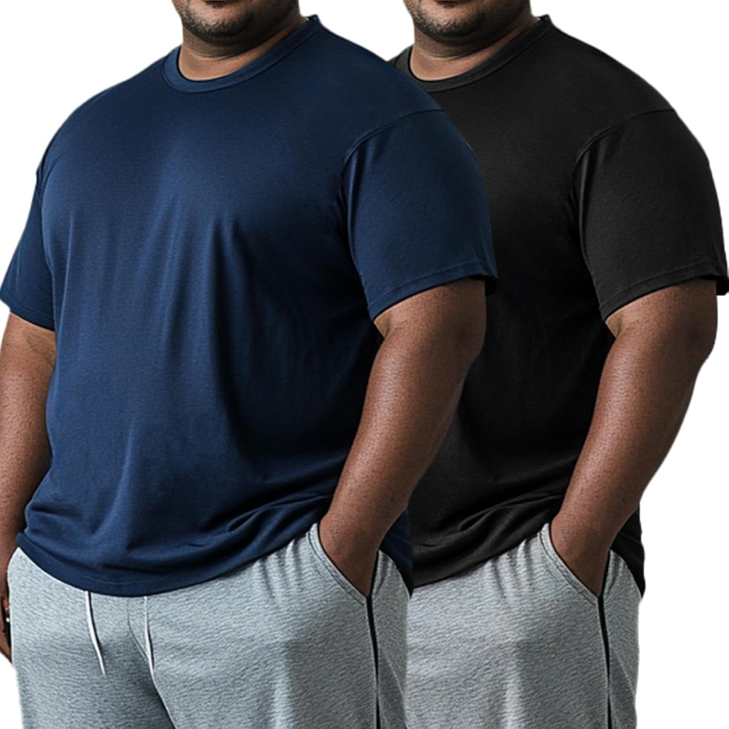 Skiennix Men's Big & Tall Athletic T-Shirt - Cooling, Quick-Dry, Moisture-Wicking, Lightweight, Short Sleeve