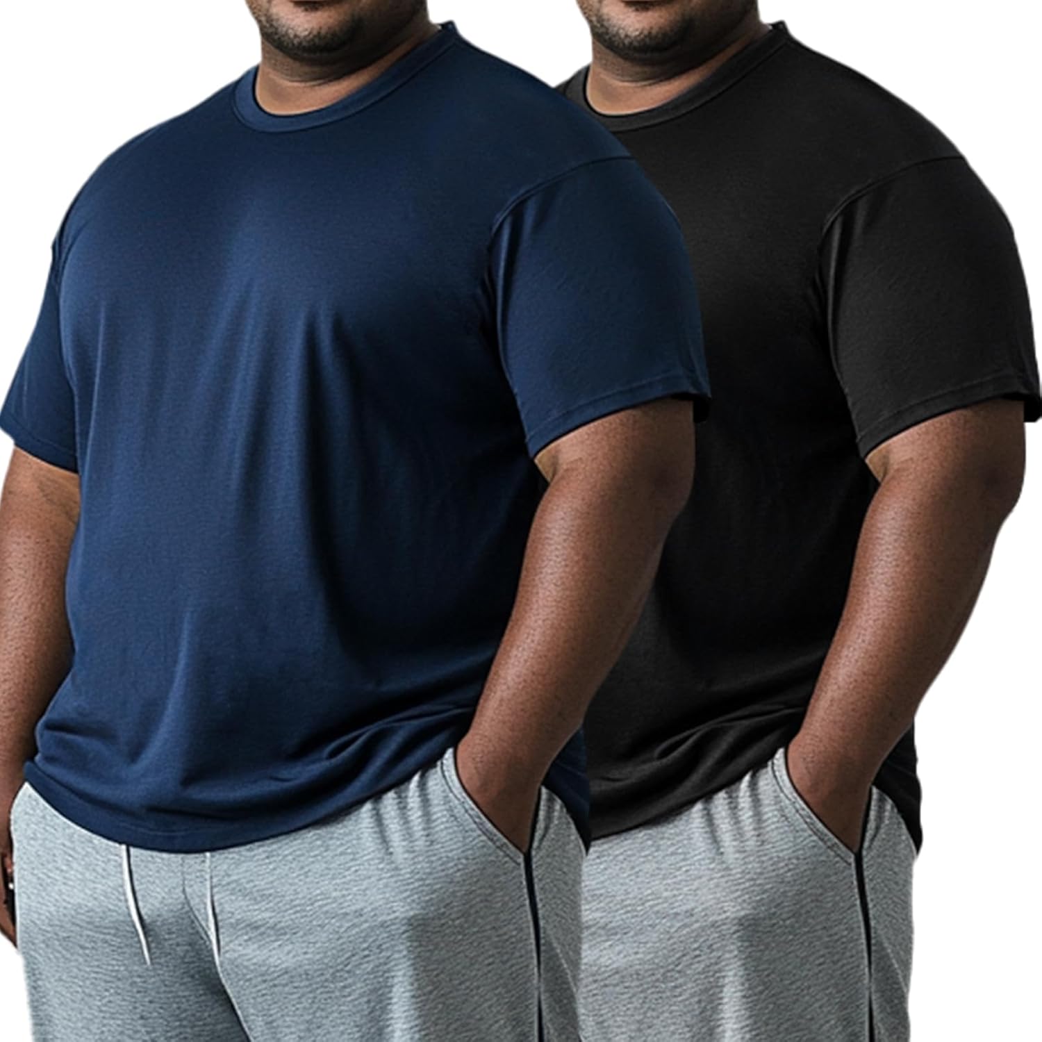 Skiennix Men's Big & Tall Athletic T-Shirt - Cooling, Quick-Dry, Moisture-Wicking, Lightweight, Short Sleeve