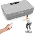 Goplus Vibration Plate - Full Body Exercise Machine for Lymphatic Drainage | Remote & LED Display