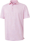 M MAELREG Golf Shirts for Men - Lightweight Moisture-Wicking Polo with Stylish Print Patterns | Short Sleeve