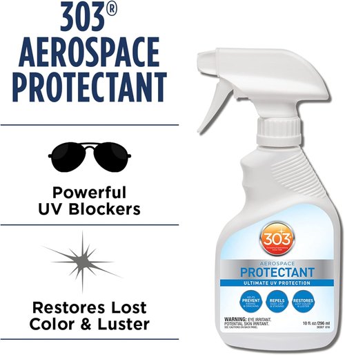 303 Products Aerospace Protectant Spray - UV Protection & Dust Repellent | 10 Fl. Oz. Matte Finish