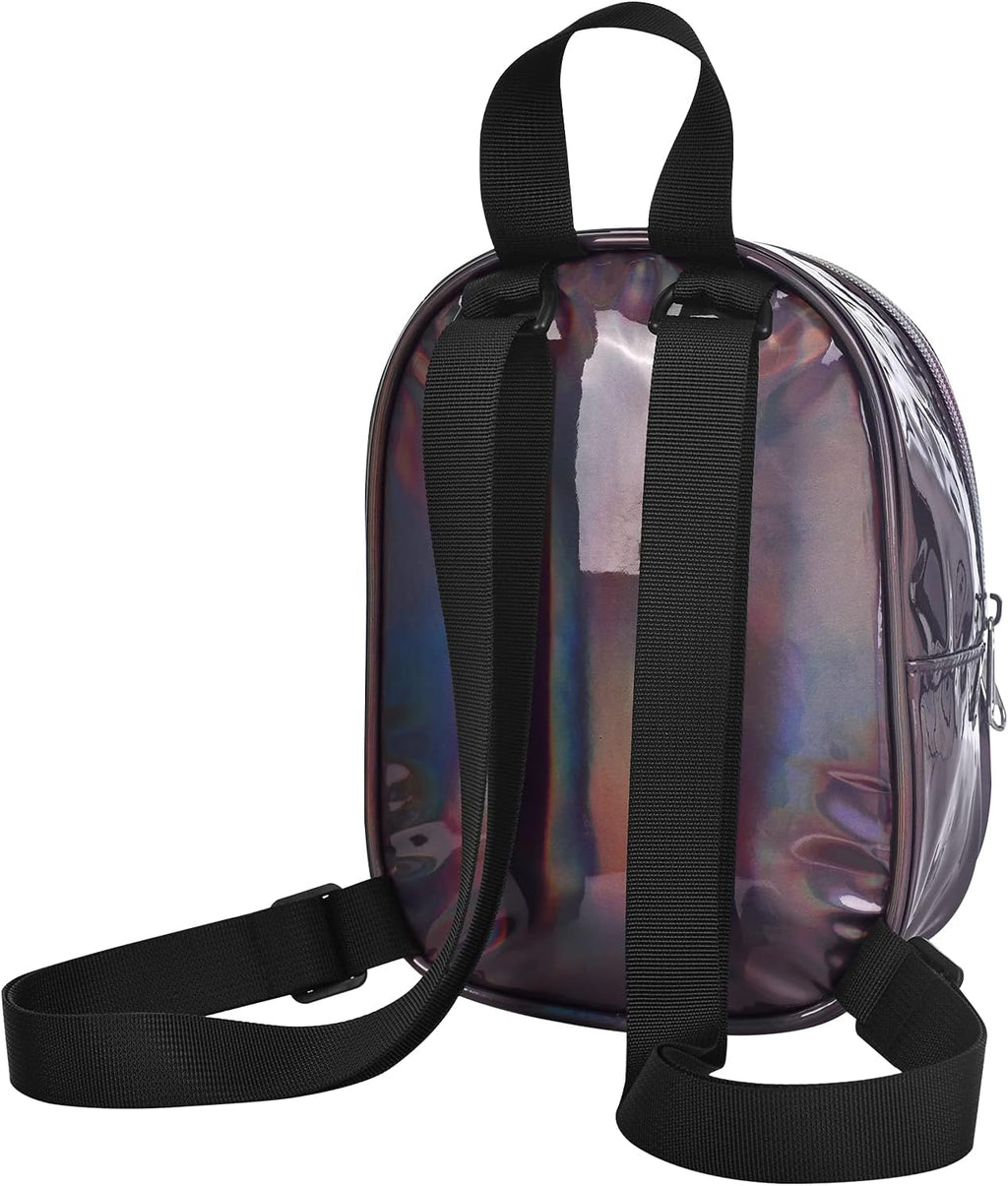 USPECLARE Clear Mini Backpack Stadium Approved for Little Boys & Girls, Transparent Backpack for Concert, Festival, Sport Events