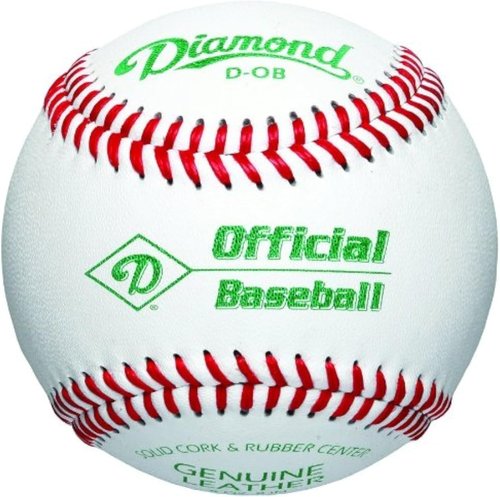 Diamond D-OB Official Baseballs - Premium Quality, Perfect for Practice | 1 Dozen