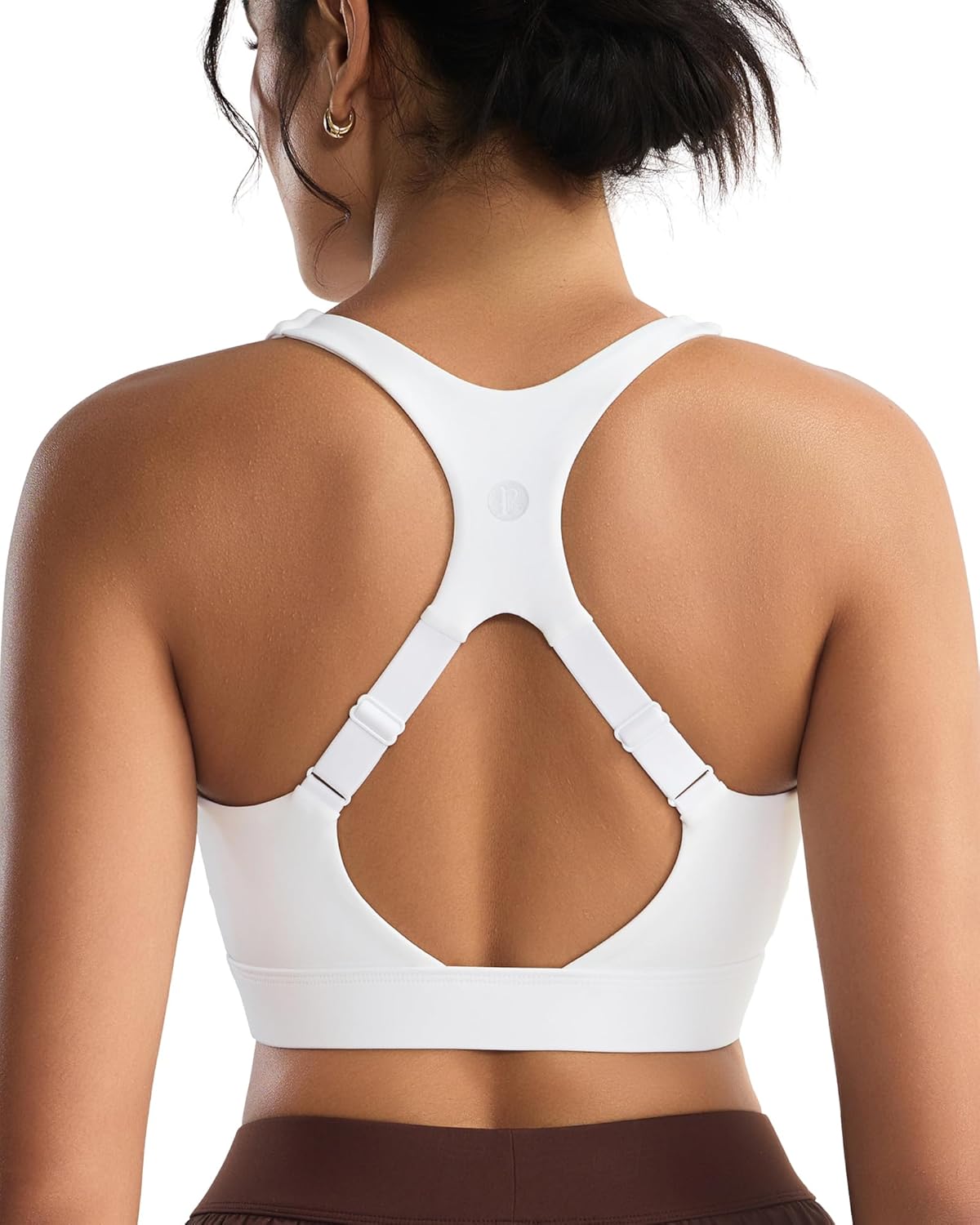 RUNNING GIRL High Support Sports Bra for Women - Adjustable Straps & Sewn-In Pads | Comfortable Fit