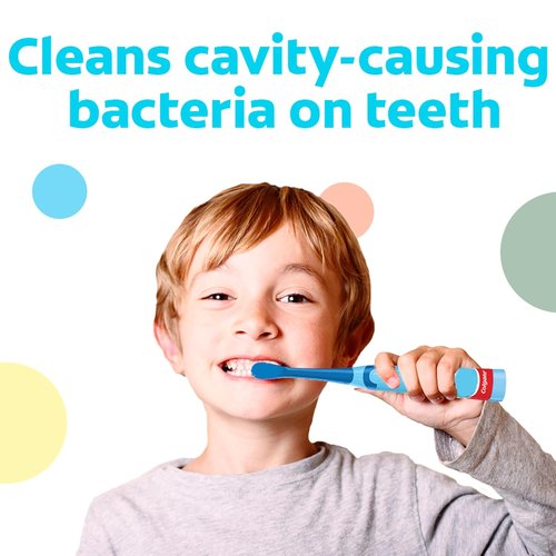 Colgate Kids Vibrating Toothbrush - Bluey Design for Fun Oral Care | 1 Pack